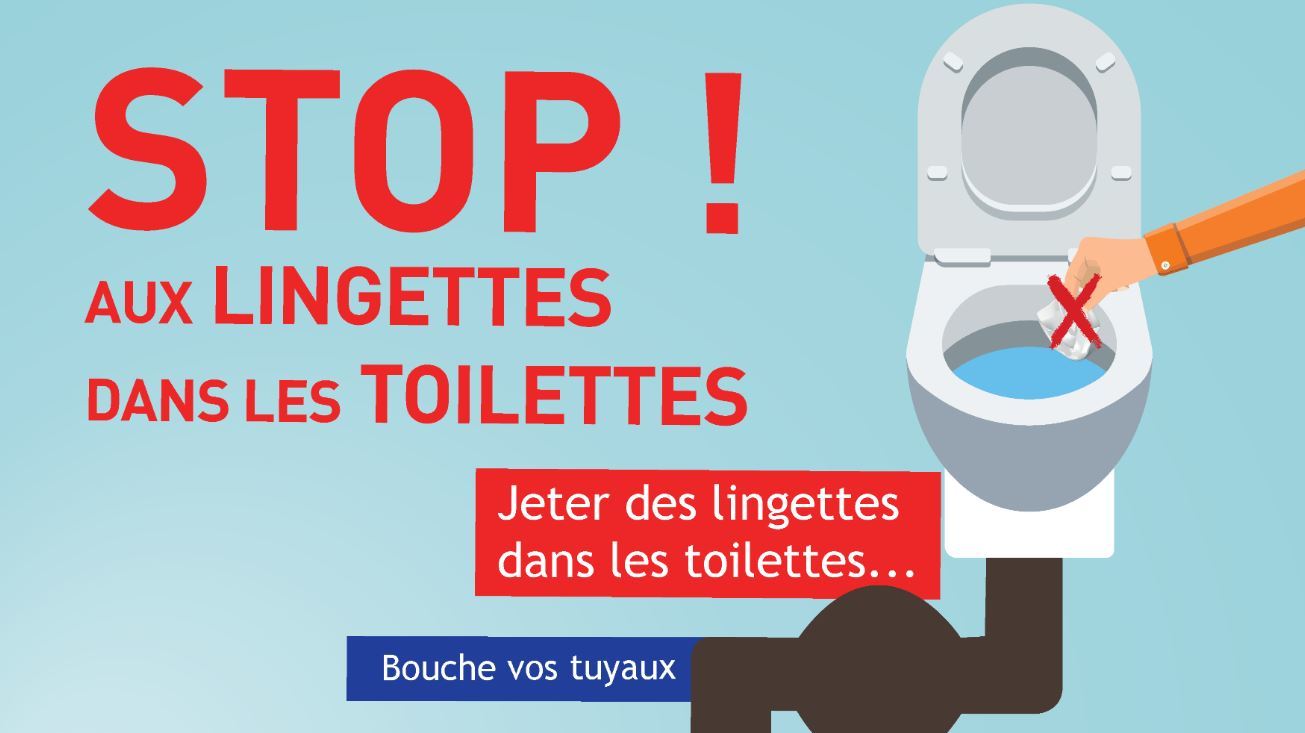 STOP AUX LINGETTES DANS LES TOILETTES Val du Loing Habitat Val du Loing Habitat