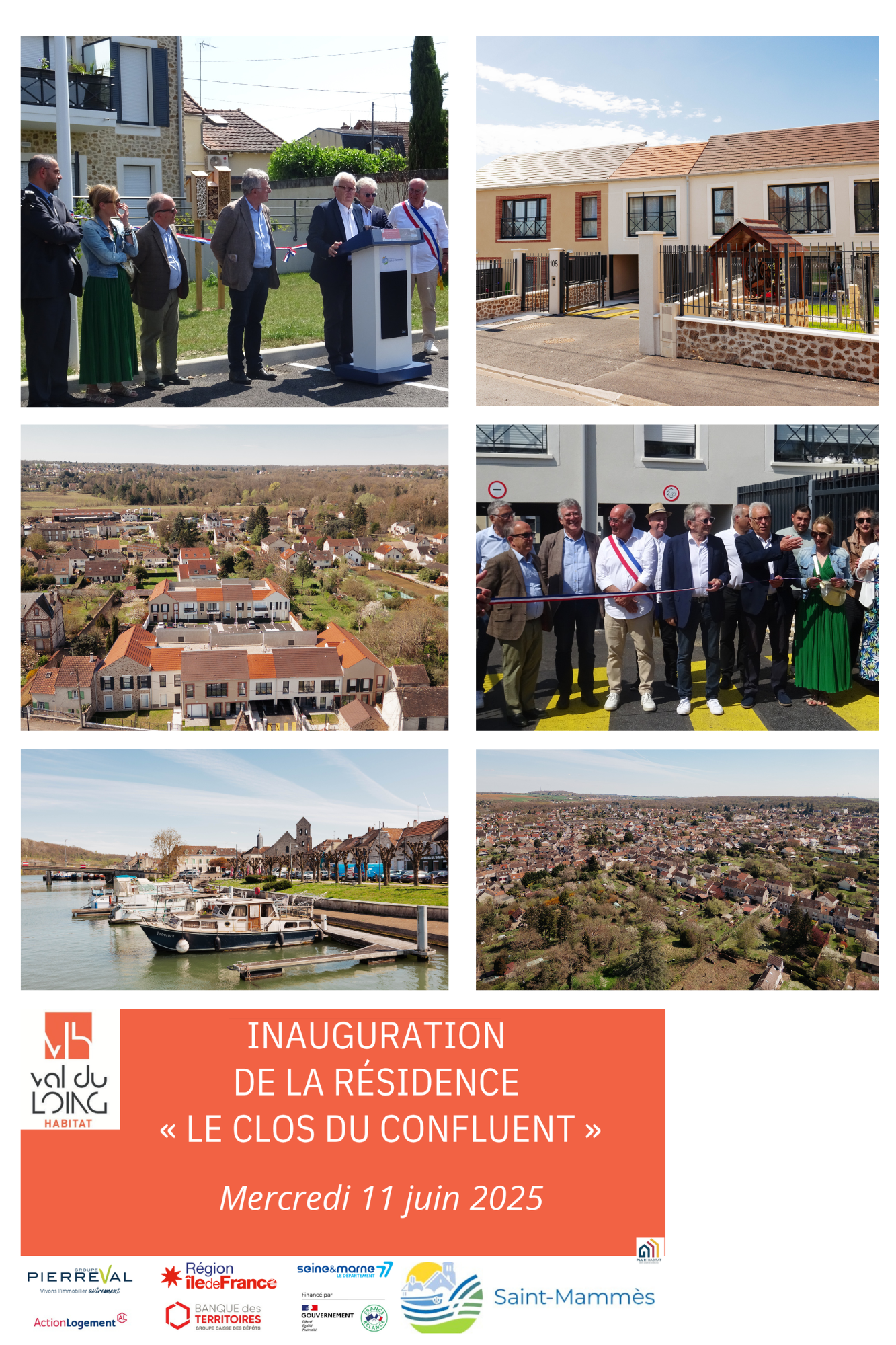 INAUGURATION LE CLOS DU CONFLUENT SAINT-MAMMES
